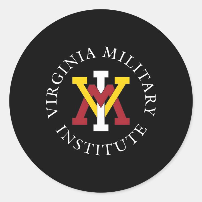 Vmi Keydets Stamp Classic Round Sticker (Front)