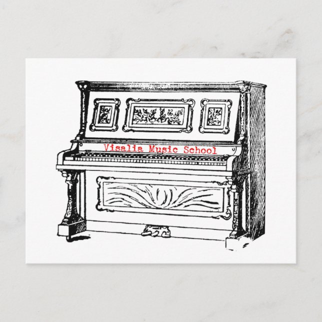 VMS Piano Postcard (Front)