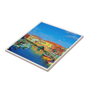 VNT004 MURANO, Venetian Lagoon, Italy, Tile