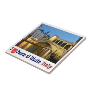 VNT029 VENICE, Rialto Bridge, Italy, Tile