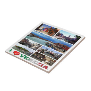VNT030 VENICE I Love, Mosaic, Italy, Tile