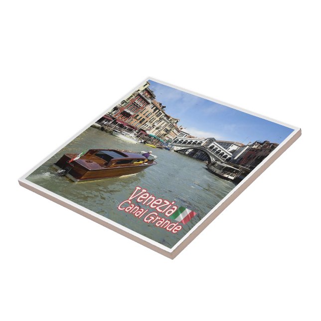 VNT040 VENICE, Panorama, Veneto, Italy, Tile (Side)