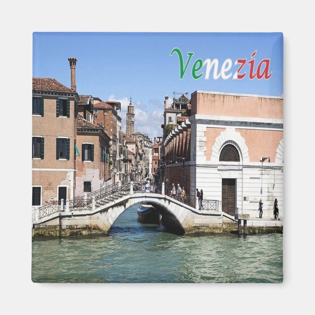 VNT053 VENICE, CA' BALA' BRIDGE, Italy, Fridge Magnet (Front)