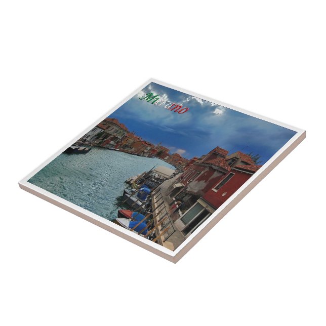 VNT055 VENICE, MURANO, Veneto, Italy, Tile (Side)