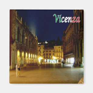VNT077 VICENZA, Piazza dei Signori, Italy, Fridge Magnet
