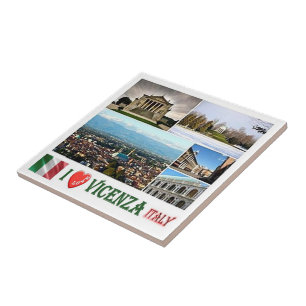 VNT080 VICENZA I Love, Mosaic, Italy, Tile