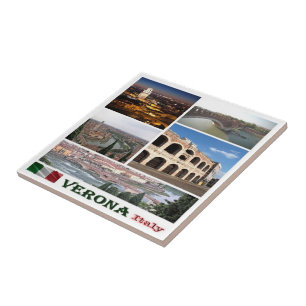 VNT088 VERONA, Mosaic, Verona, Italy, Tile