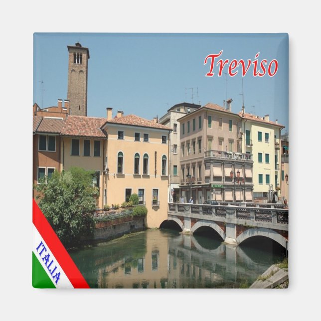 VNT098 TREVISO, Veneto, Italy, Fridge Magnet (Front)