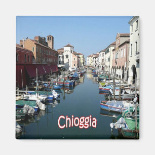 VNT115 CHIOGGIA, Port, Veneto, Italy, Fridge Magnet