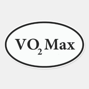 vo2 max oval sticker