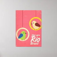 Voar para Rio, Brasil travel poster.