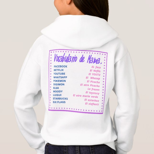 vocabulario de mama (Back)