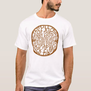 Vocabulary (2009) - Basic T Brown Design T-Shirt