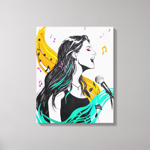 Vocal Flow'24 Canvas Print