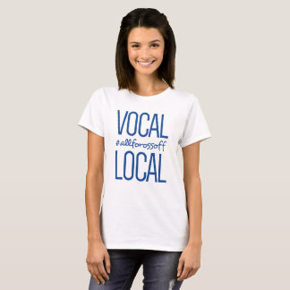 Vocal & Local #AllForOssoff - BLUE T-Shirt