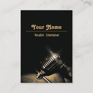 Vocalist - Business, Schedule Card, big Appointment Card