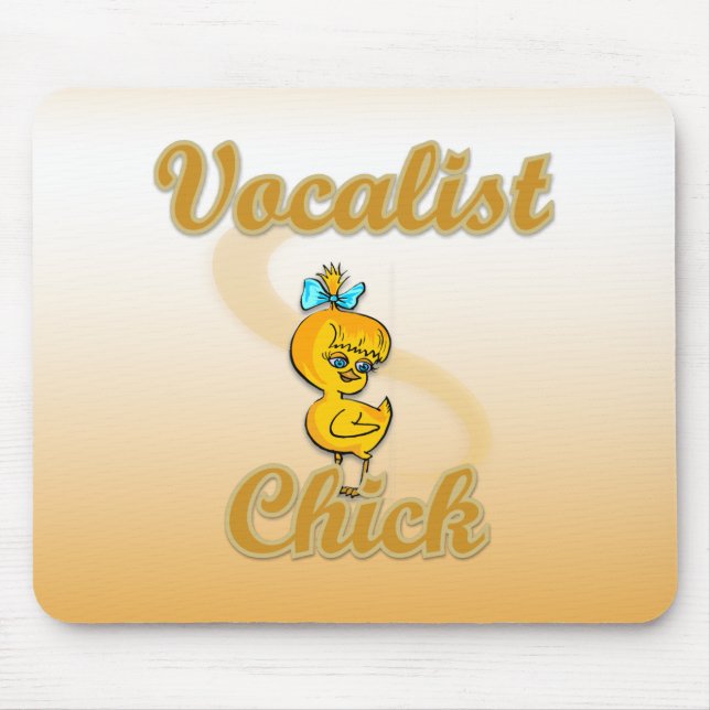 Vocalist Chick Mouse Pad (Front)