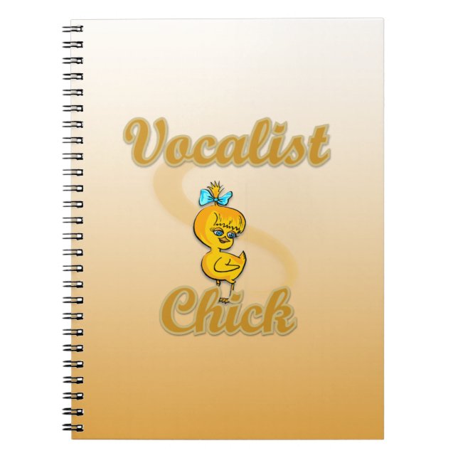 Vocalist Chick Notebook (Front)