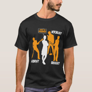 Vocalist Guitarist Bassist I Prefer The Drummer Dr T-Shirt