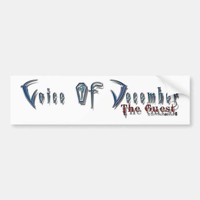 VOD - The Guest Bumper Sticker (Front)