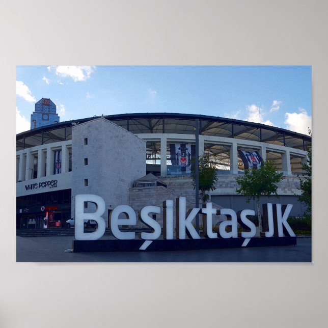 Vodafone Arena, home stadium to Besiktas Poster (Front)