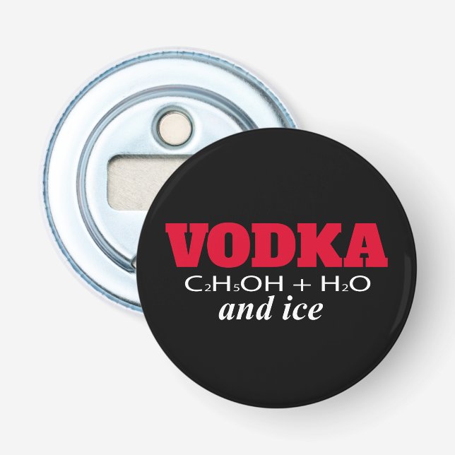 Vodka and ice bottle opener (Front)