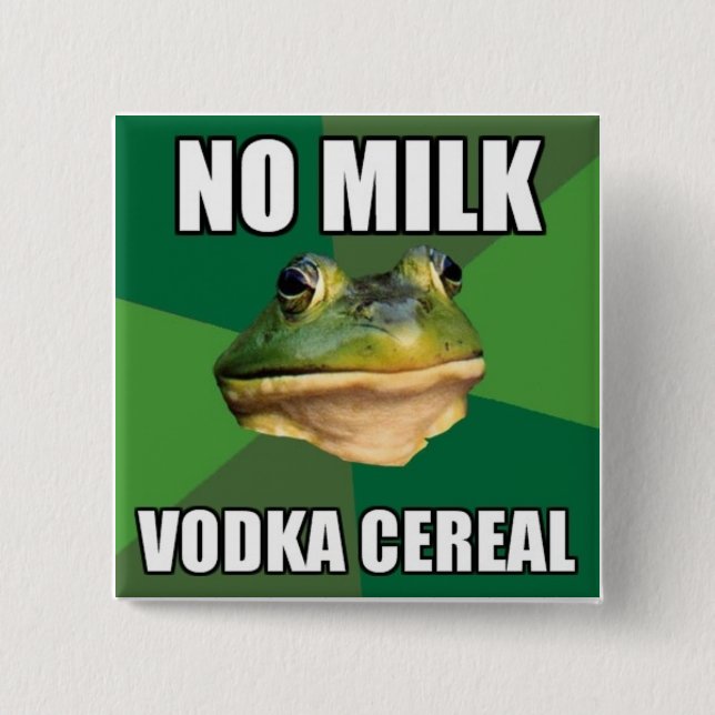 Vodka Cereal Button (Front)