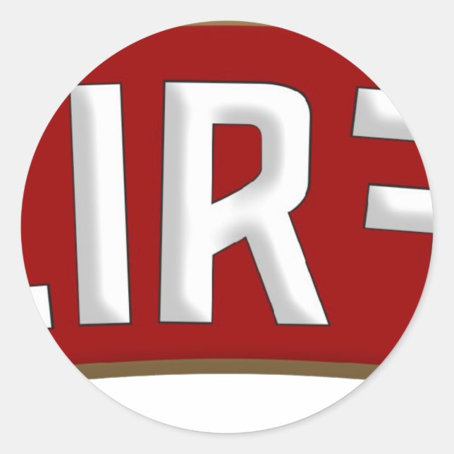 Vodka Classic Round Sticker (Front)