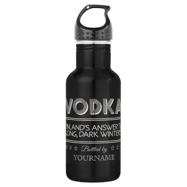 VODKA custom 532 Ml Water Bottle (Front)