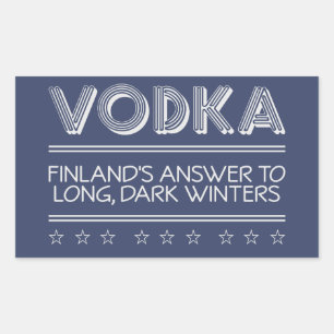 VODKA custom colour stickers