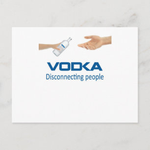 Vodka - Disconnecting people Postcard