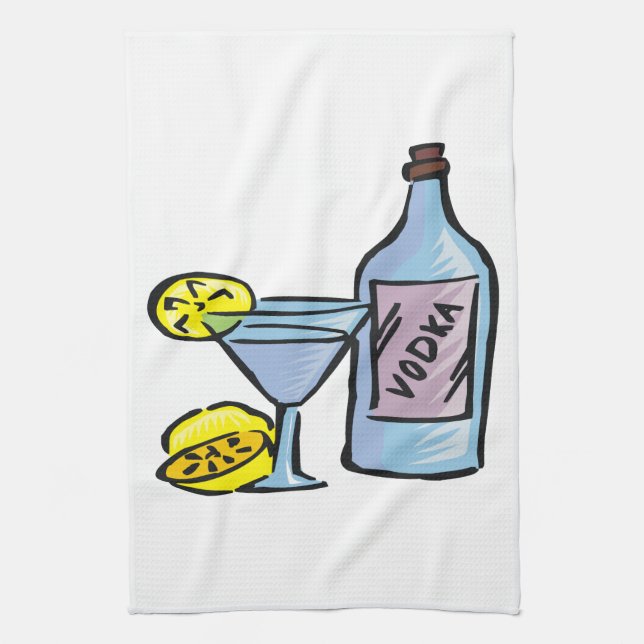 Vodka Kitchen Towel (Vertical)