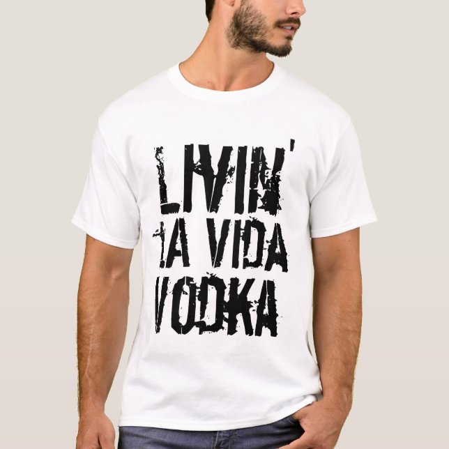 Vodka Party humour T-Shirt (Front)