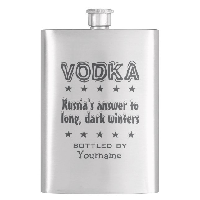Vodka - Russie flacon personnalisé (devant)