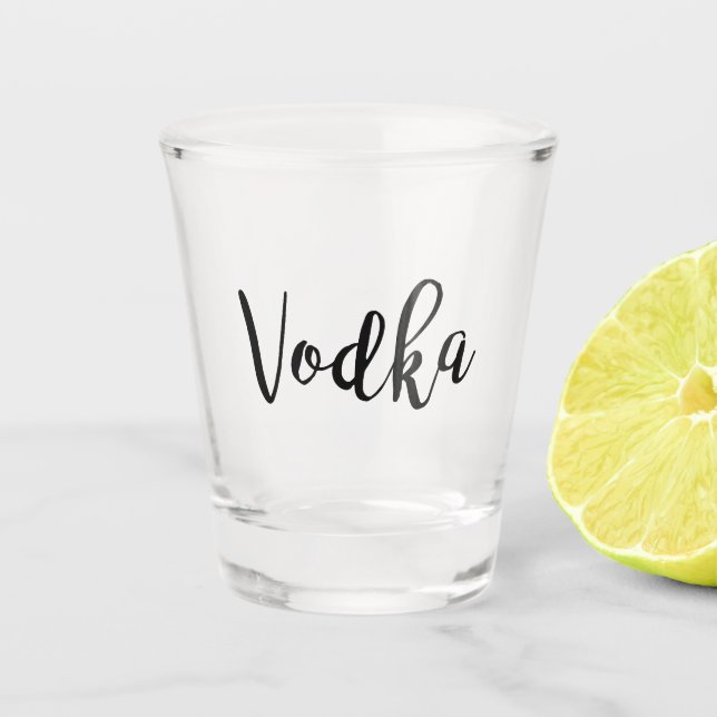 Vodka Shot Glass (Front)
