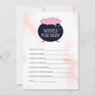 Vœux de Baby Shower Halloween pour carte de consei