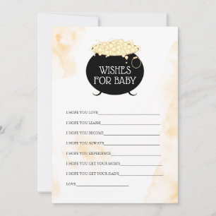 Vœux de Baby Shower Halloween pour carte de consei