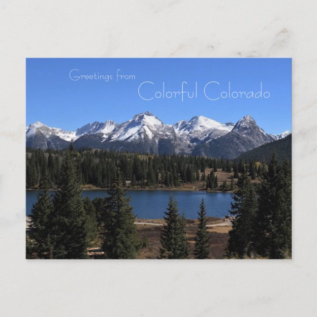 Voeux de Colorado Carte postale (Devant)