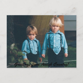 Voeux De La Carte Postale Du Pays Amish