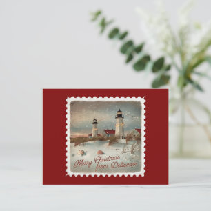 Vœux de Noël de la carte de vœux de vacances du De