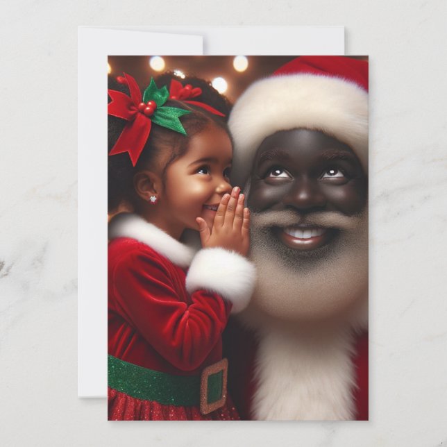 Voeux de Noël - Noirs Cartes de Noël (Devant)