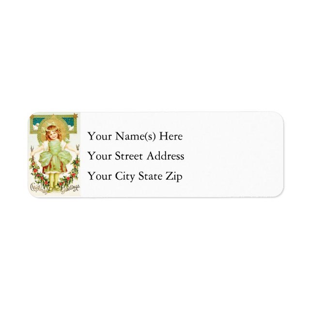 Voeux de Noël Vintage (Devant)