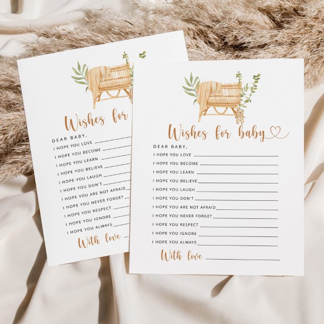 Vœux de nursery pour carte de bébé (Créateur téléchargé)