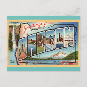 Voeux de voyage Oregon Carte postale
