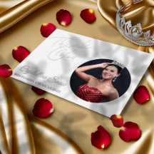 Carte de remerciements Essentials Pageant Foil