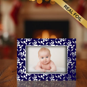 Vœux En Aluminium Carte photo Foil Faire-part de naissance