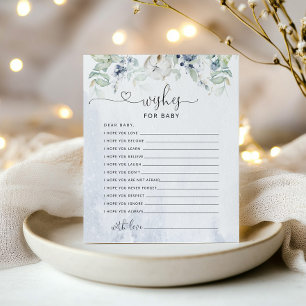 Voeux pour carte bébé. Souhaits d'hiver pour bébé