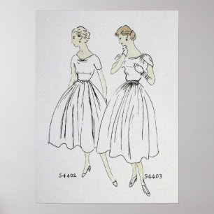 Vogue 1953 Poster
