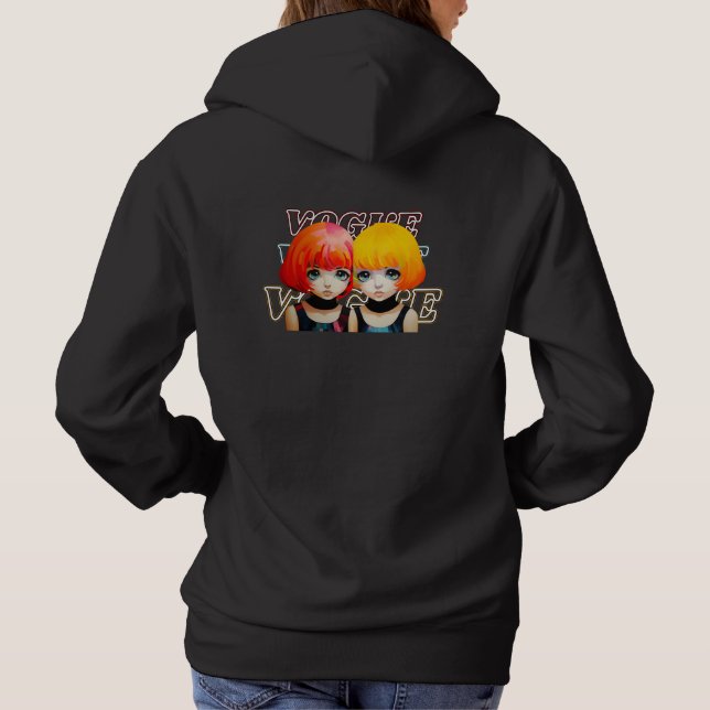 "Vogue" - Sweat - shirt à capuche (Dos)