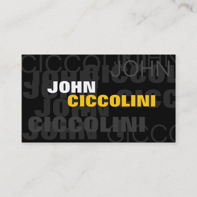 Vogue vI Business Card (Front)